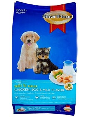 Smart Heart Puppy Chicken Egg and Milk Dry Dog Food – 1.5kg to 15kg