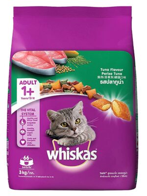Whiskas Adult Tuna Flavour Dry Cat Food – 1.2kg to 7kg