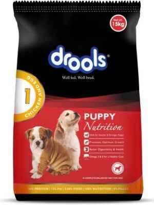 Drools Puppy Chicken and Egg Dry Dog Food – 1.2kg to 15kg + Free Food