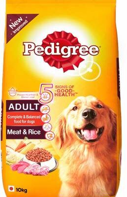 Pedigree Adult Meat and Rice Dry Dog Food – 1.2kg to 10kg