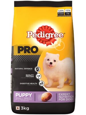 Pedigree Pro Expert Nutrition small Breed Puppy Dry Dog Food – 1.2kg to 3kg